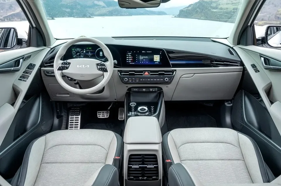 Kia Niro EV — habitacle, tableau de bord et sièges